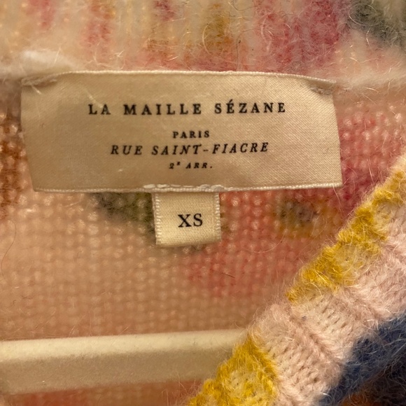 Cardigan Sezane cherry blossom - Picture 2 of 2